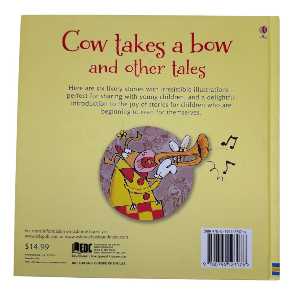 Usborne Phonics Stories: Cow Takes a Bow and Other Tales - NEW - Picture 2 of 3